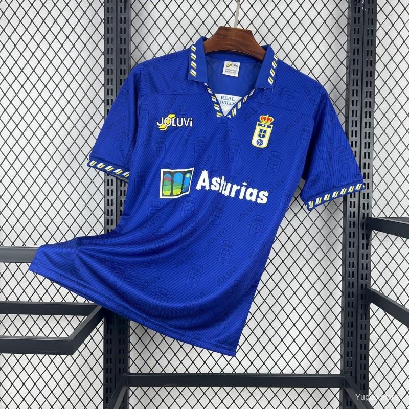 Camiseta de fútbol Real Oviedo 1995/96 LOCAL MANGA CORTA VERSION FAN